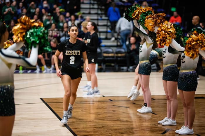 Clackamas Jesuit 6A Oregon girls basketball quarterfinal 2024 Naji Saker-33